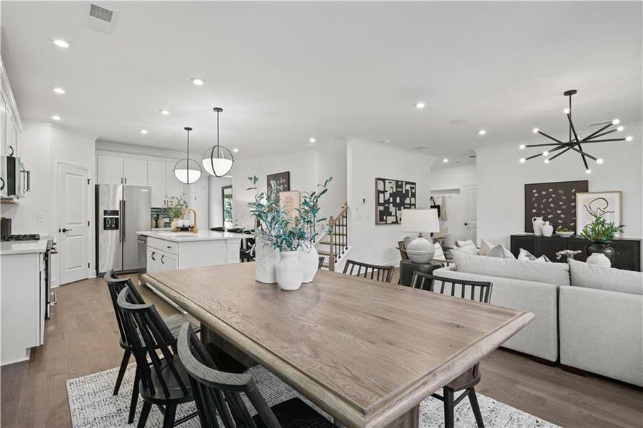 Furnished interior view inside a new home in Berkeley Mill, Cumming (Image 8).