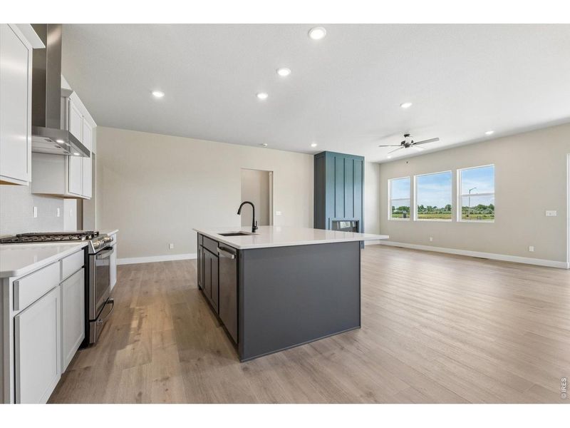 Furnished interior view inside a new home in Country Club Reserve – Fort Collins, Fort Collins (Image 7). Furnished interior view inside a new home in Country Club Reserve – Fort Collins, Fort Collins (Image 7).