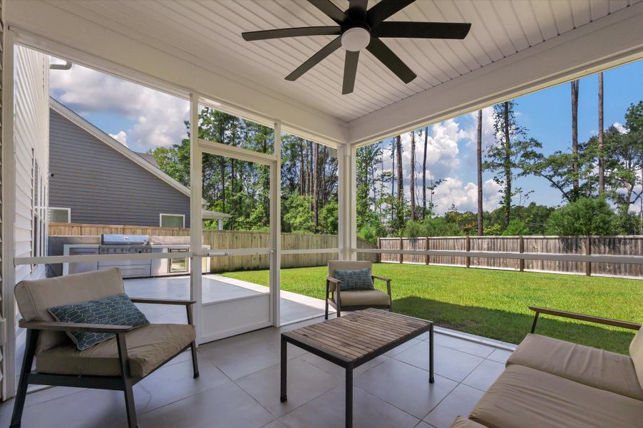 Furnished interior view inside a new home in , Charleston (Image 30).