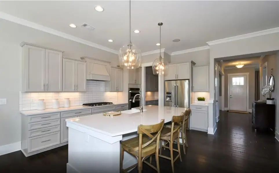 Furnished interior view inside a new home in Silverwood, Cumming (Image 6).