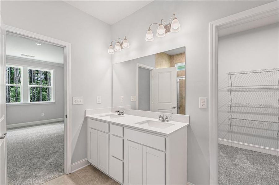 Furnished interior view inside a new home in Sun City Peachtree, Griffin (Image 8).