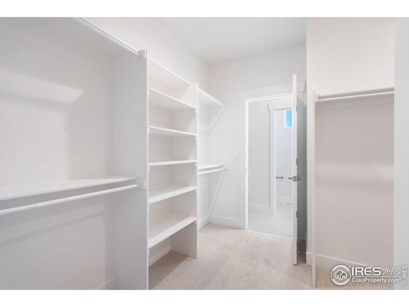 Huge Walk-in Closet with Access to Mud Room