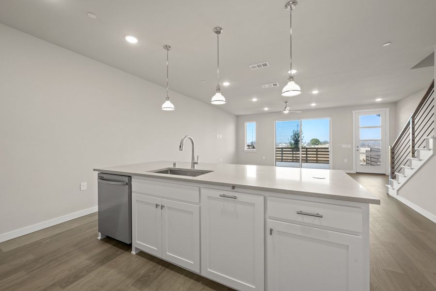 Furnished interior view inside a new home in Wildridge, Oak Point (Image 7).