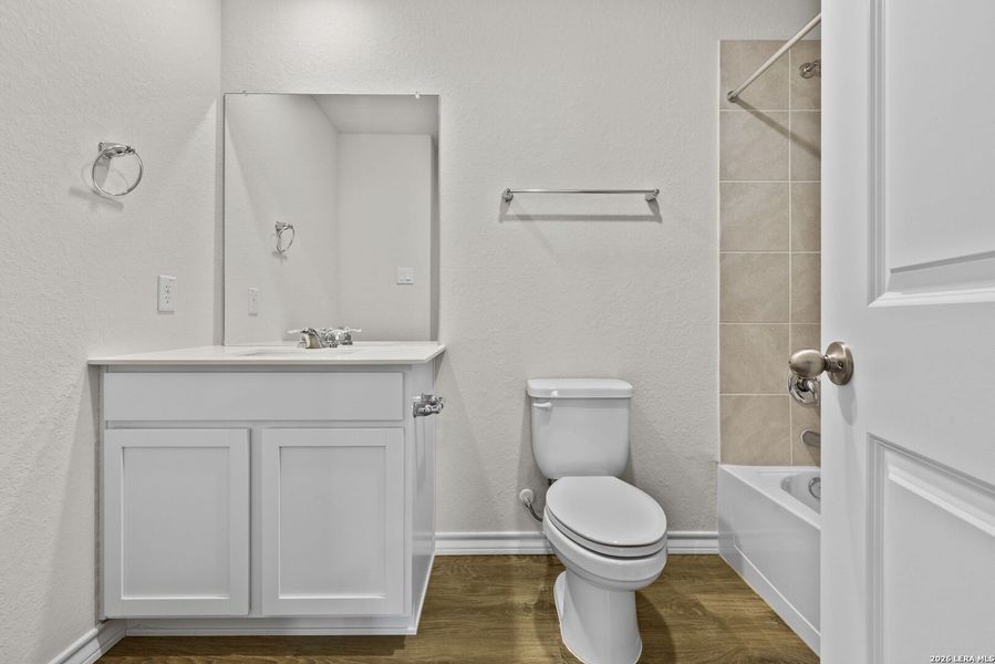 Furnished interior view inside a new home in Redbird Ranch, San Antonio (Image 11).