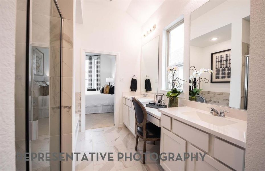 Furnished interior view inside a new home in Gateway Village - The Reserve, Denison (Image 15).