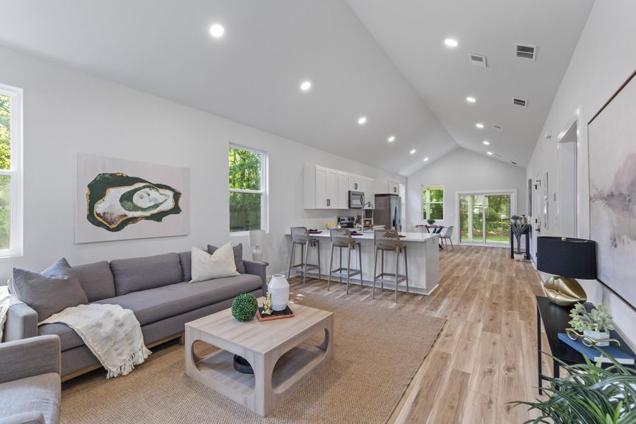 Furnished interior view inside a new home in , North Charleston (Image 12).