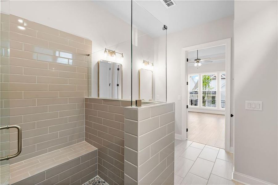 Furnished interior view inside a new home in Promenade at Sawnee Village, Cumming (Image 16).