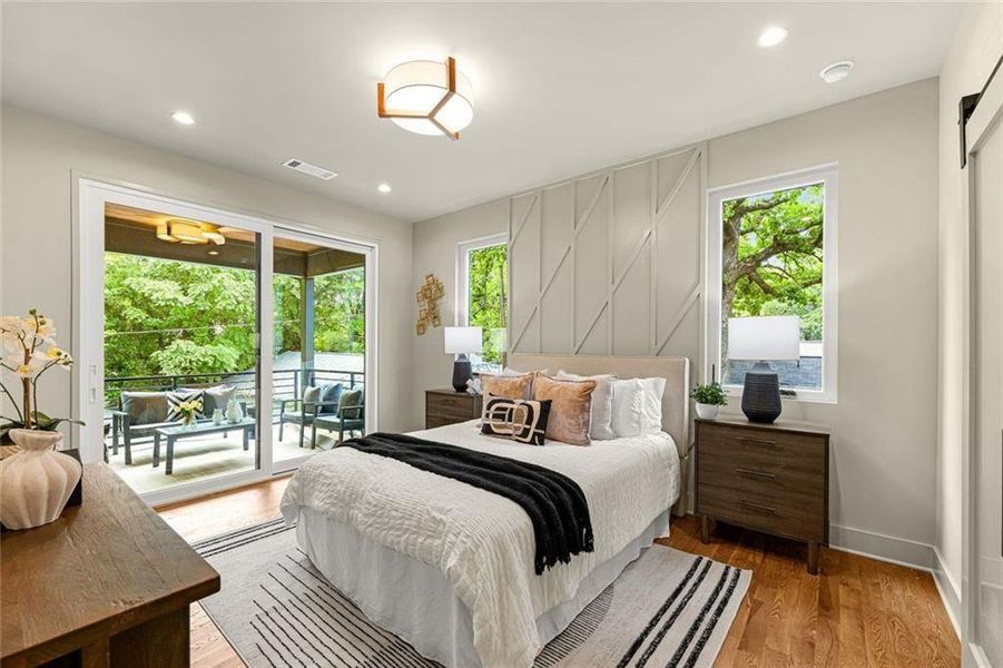 Furnished interior view inside a new home in , Atlanta (Image 20).