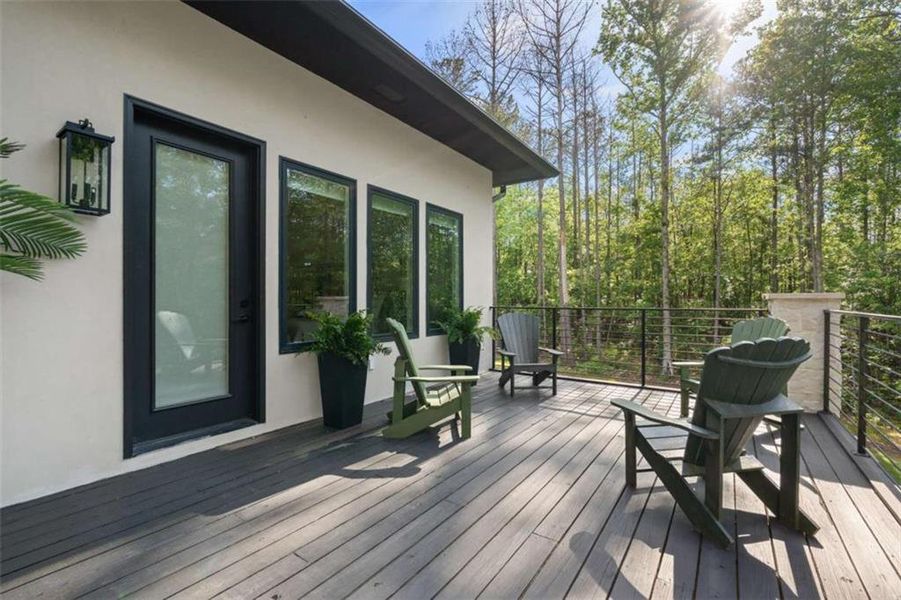 Exterior details and patio area of a home in , Whitesburg (Image 28).