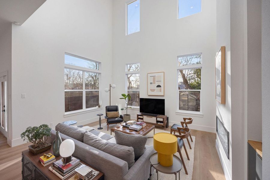 Furnished interior view inside a new home in , Houston (Image 12). Furnished interior view inside a new home in , Houston (Image 12).