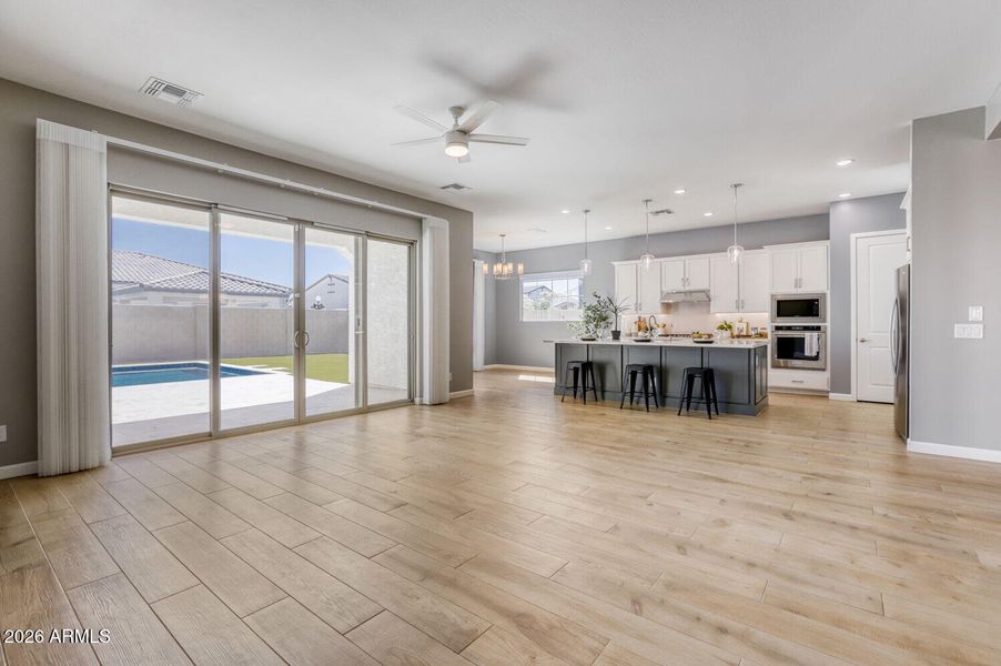 19 Family Room to Kitchen