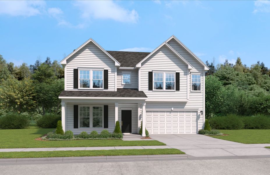 Representative exterior photo of a completed home built from the The Kershaw by Stanley Martin Homes in Riverside Ridge, Lawrenceville, GA (Image 70).