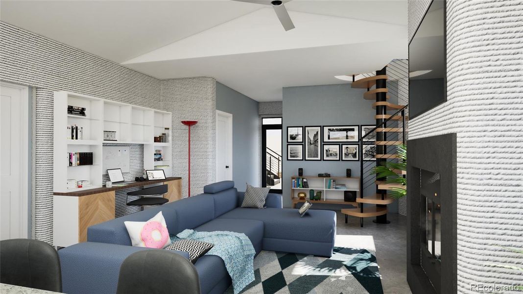 Furnished interior view inside a new home in , Salida (Image 4).