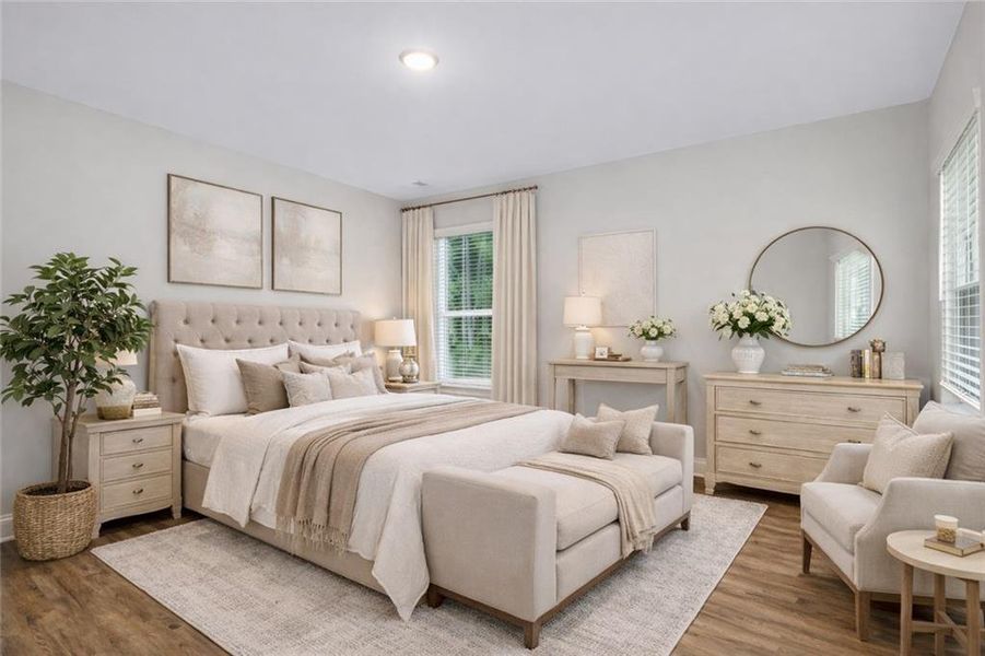 Furnished interior view inside a new home in , Haddock (Image 8).