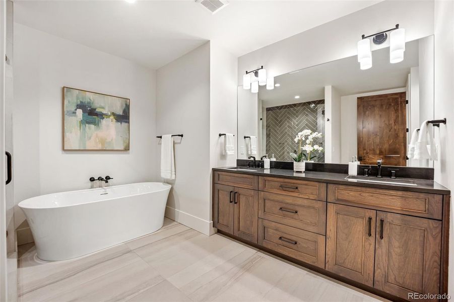 Furnished interior view inside a new home in , Colorado Springs (Image 15).