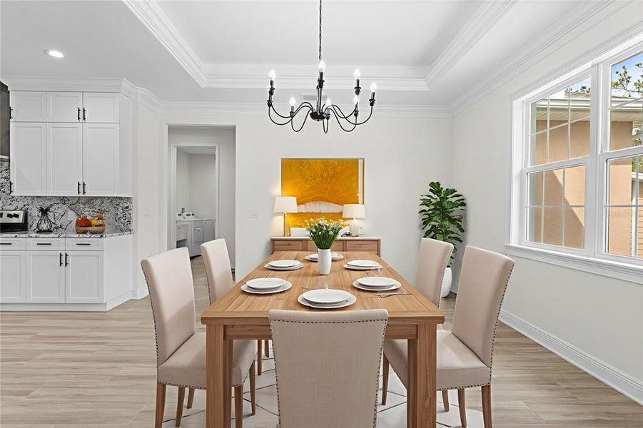 Furnished interior view inside a new home in , Weeki Wachee (Image 7).