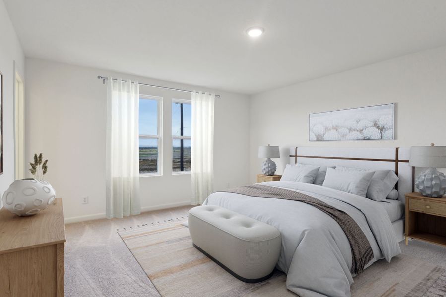 Representative furnished interior of a home built from the Ross by Starlight Homes in Pinckney Place, North Charleston (Image 8).