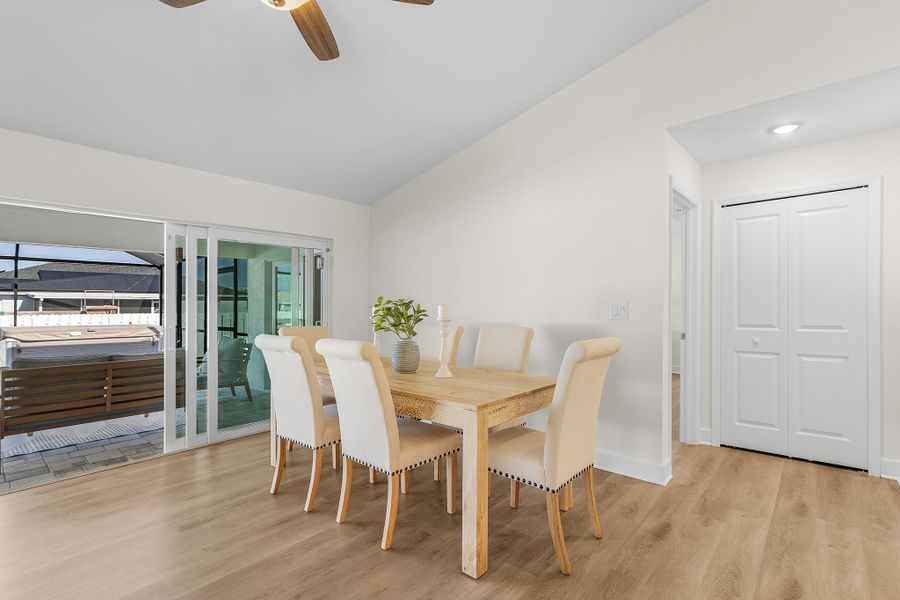 Representative furnished interior of a home built from the The Paradise Cove by Sunlife Homes LLC in Cape Coral, Cape Coral (Image 10).