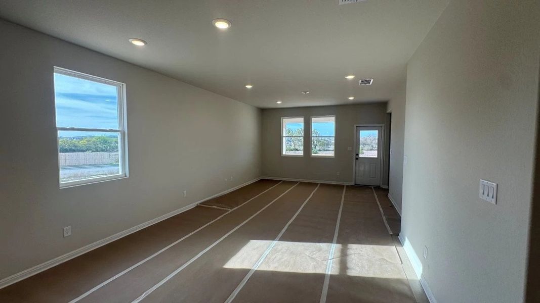 Dining Area & Family Room