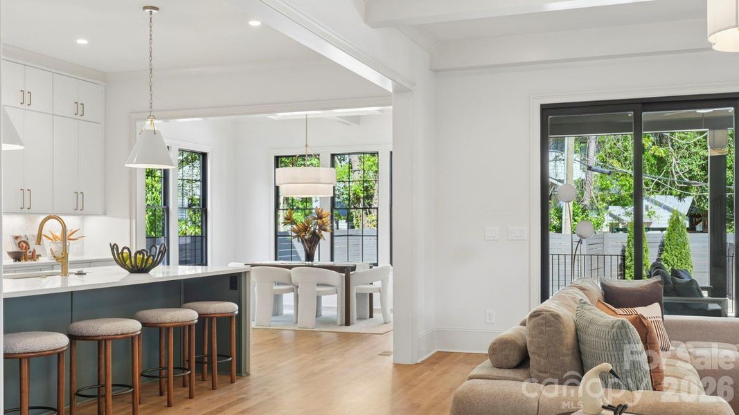 Furnished interior view inside a new home in , Charlotte (Image 14).
