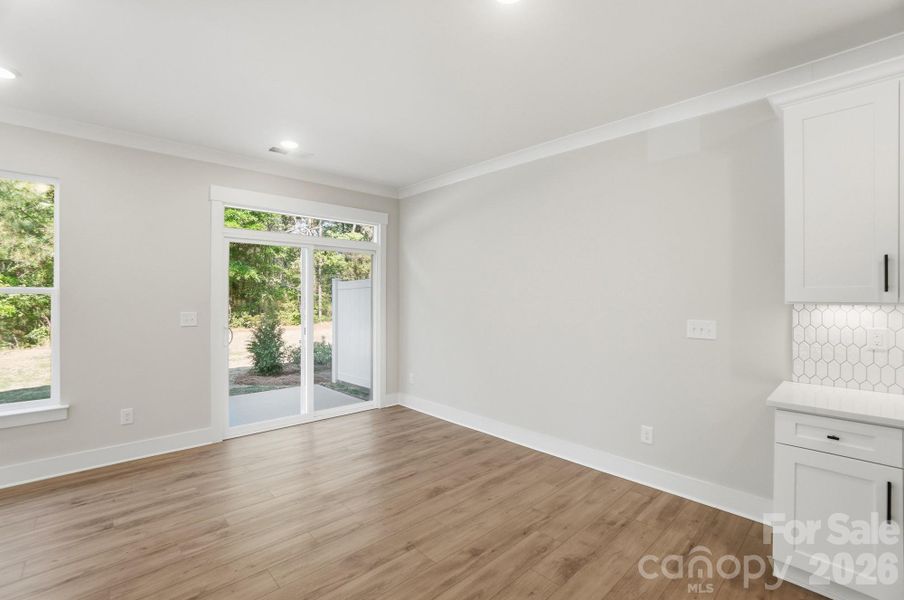 Spacious, unfurnished interior of a new home in Blythe Mill Townhomes, Waxhaw (Image 37). Spacious, unfurnished interior of a new home in Blythe Mill Townhomes, Waxhaw (Image 37).