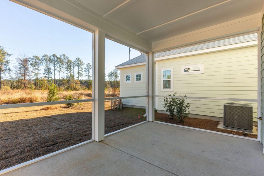 Exterior details and patio area of a home in Nexton, Summerville (Image 17).
