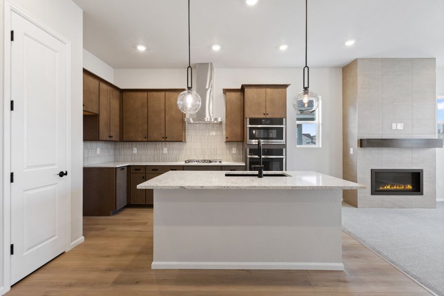 Furnished interior view inside a new home in The Manors Collection at Golden Overlook, Golden (Image 4).