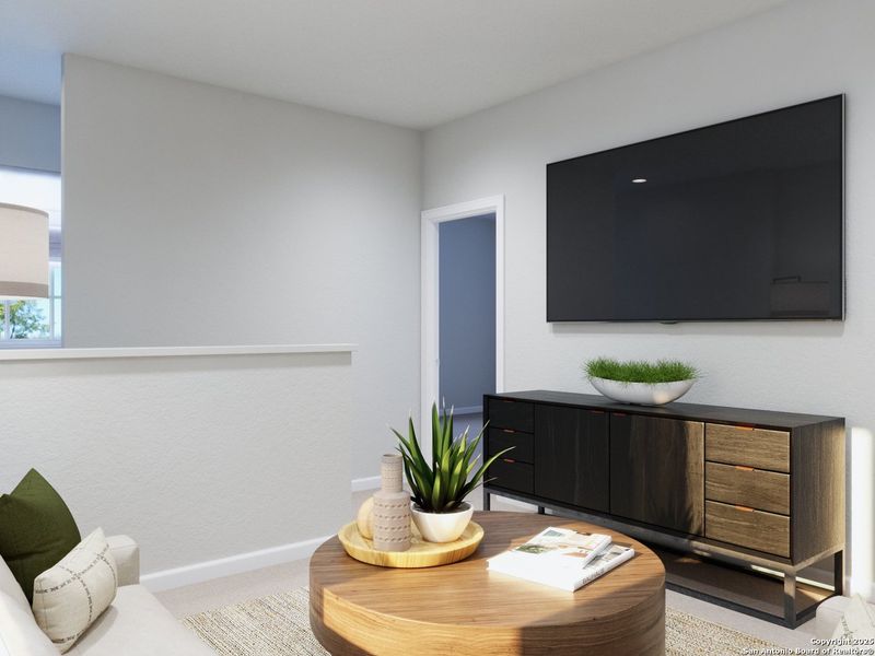 Furnished interior view inside a new home in Melissa Ranch, San Antonio (Image 5).