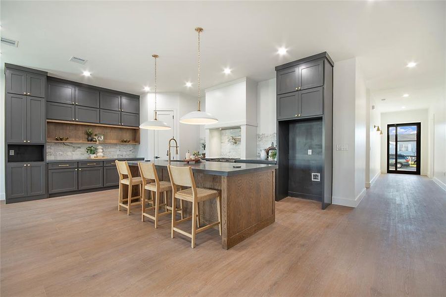 Furnished interior view inside a new home in , Dallas (Image 23).