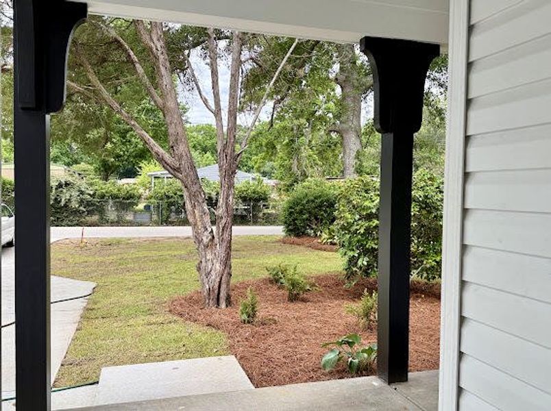 Exterior details and patio area of a home in , Charleston (Image 2). Exterior details and patio area of a home in , Charleston (Image 2).