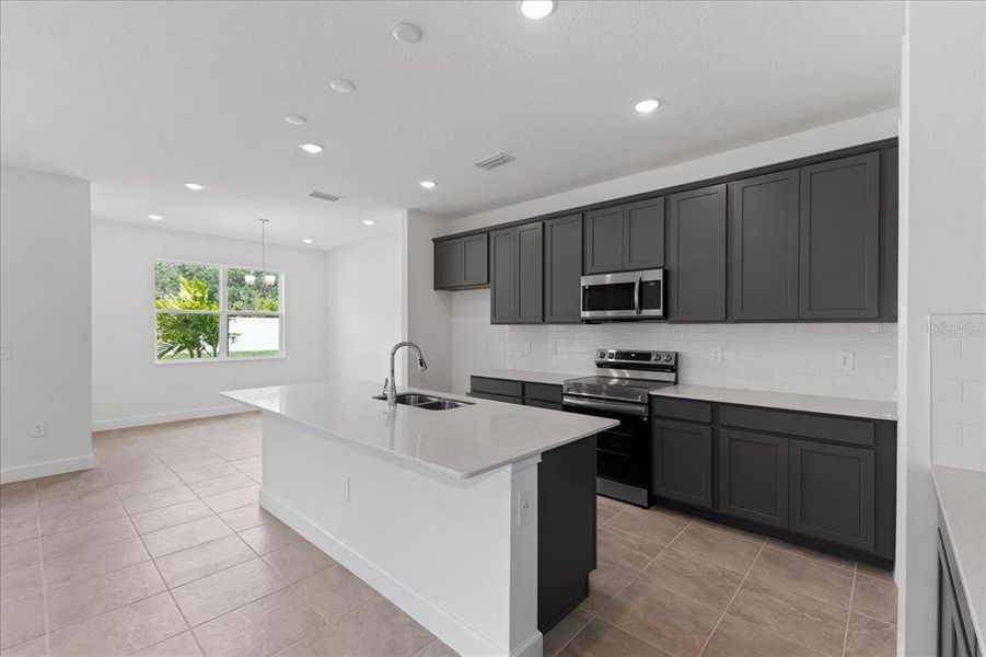 Furnished interior view inside a new home in , Venice (Image 5). Furnished interior view inside a new home in , Venice (Image 5).