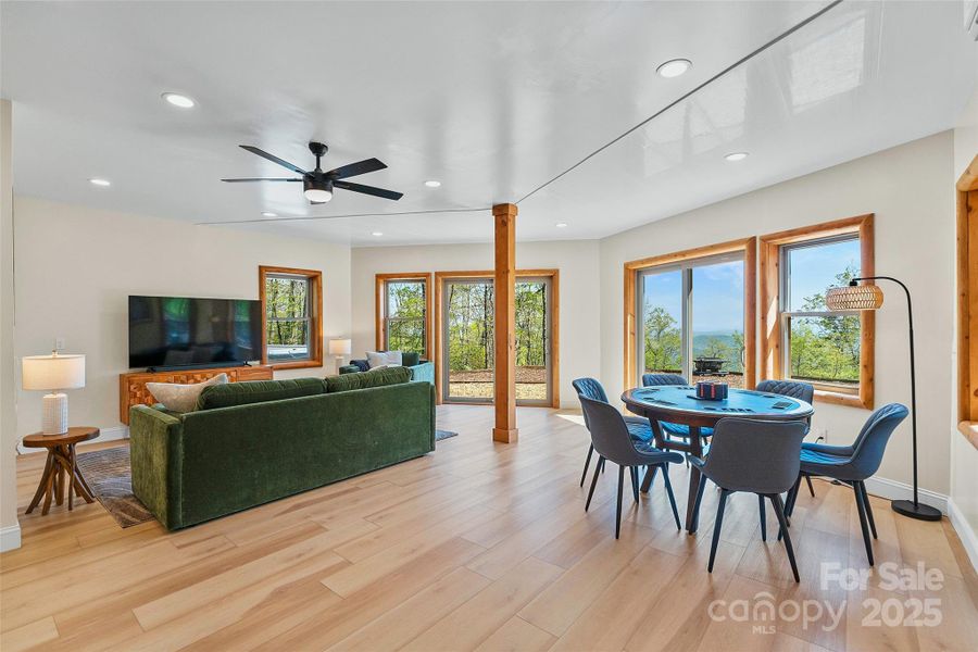 Furnished interior view inside a new home in , Lake Lure (Image 8).