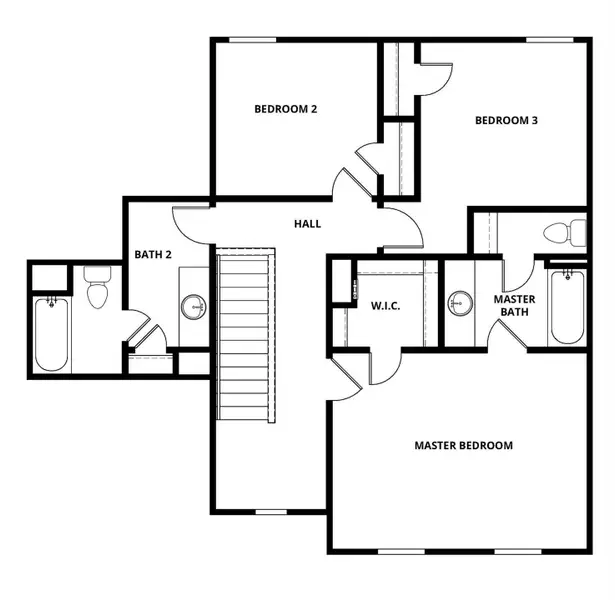 2D floor plan layout of this home in Cypress Trails at Bauer Landing, Hockley, TX (Image 3). 2D floor plan layout of this home in Cypress Trails at Bauer Landing, Hockley, TX (Image 3).