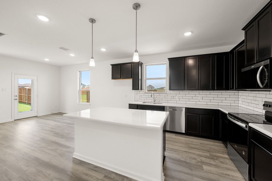 Furnished interior view inside a new home in Burgess Meadows, Cleburne (Image 6).
