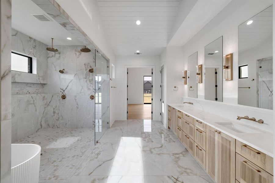 Furnished interior view inside a new home in , Gunter (Image 30).