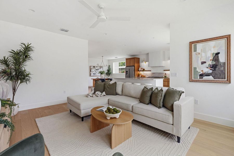 Furnished interior view inside a new home in , Austin (Image 10).