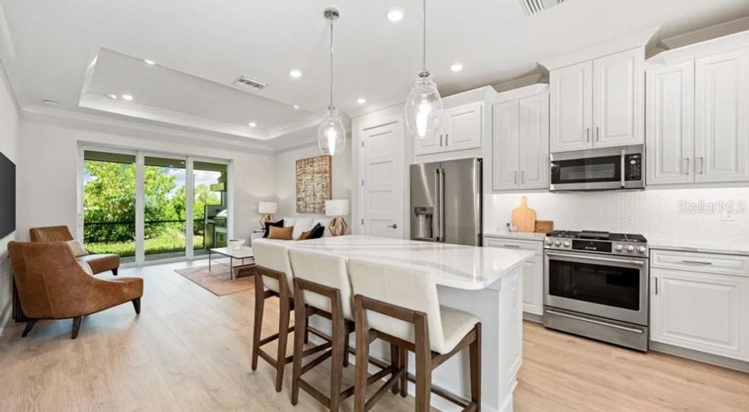 Furnished interior view inside a new home in Esplanade at Azario Lakewood Ranch, Bradenton (Image 11).