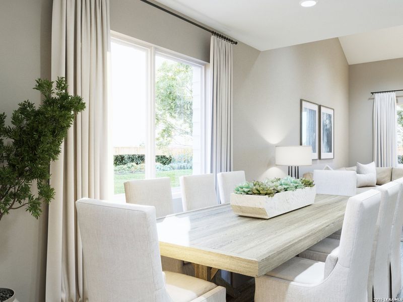 Furnished interior view inside a new home in Hunters Ranch, San Antonio (Image 25). Furnished interior view inside a new home in Hunters Ranch, San Antonio (Image 25).