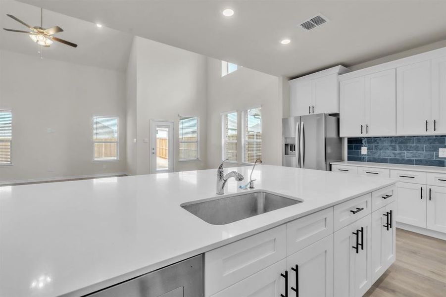 Furnished interior view inside a new home in The Landing at Hidden Lakes, McKinney (Image 11).