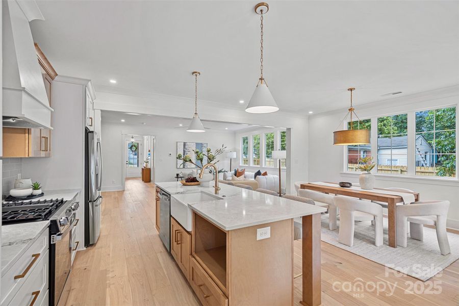 Furnished interior view inside a new home in , Charlotte (Image 14).