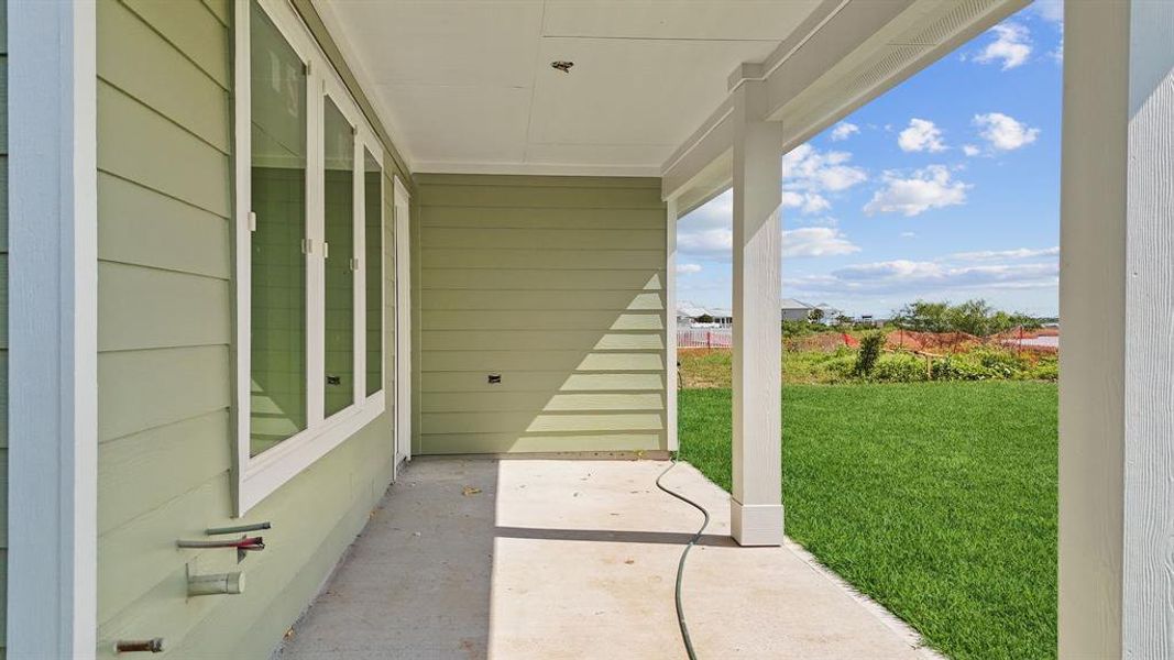 Exterior details and patio area of a home in Grand Cay Harbour, Texas City (Image 31). Exterior details and patio area of a home in Grand Cay Harbour, Texas City (Image 31).