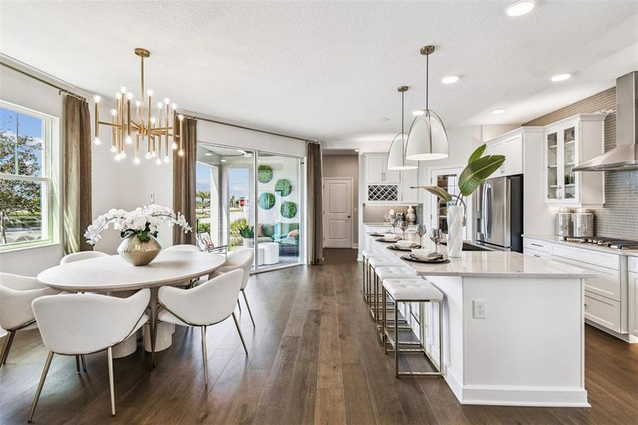 Furnished interior view inside a new home in Lake Star at Ovation, Winter Garden (Image 4).