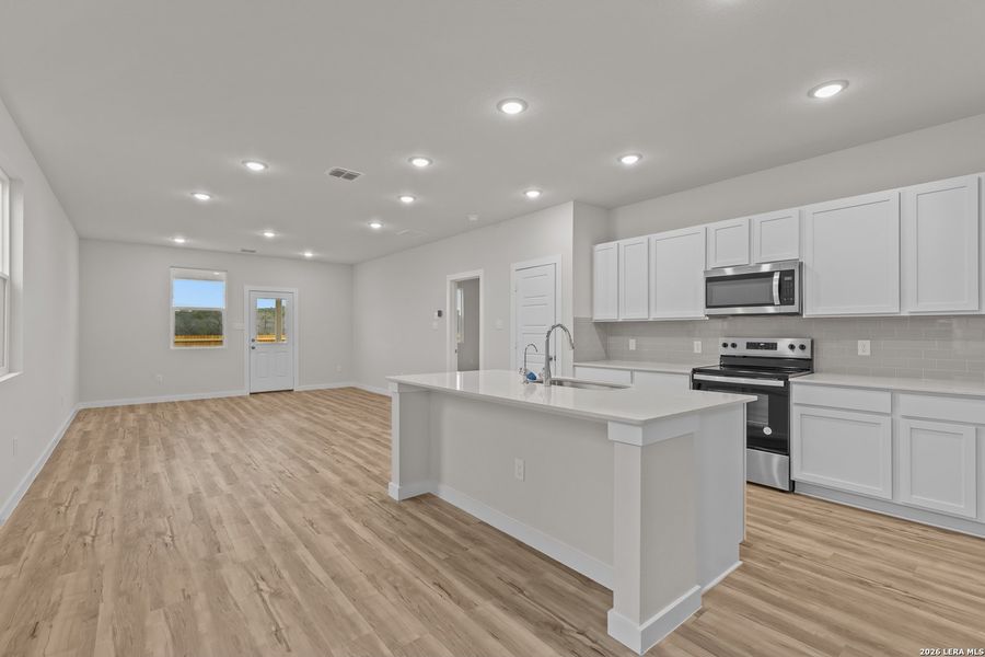 Furnished interior view inside a new home in Park Place, New Braunfels (Image 9).