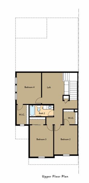 2D floor plan layout for the Manitou by View Homes in Aspen Meadows – Townhomes, Colorado Springs, CO (Image 4). 2D floor plan layout for the Manitou by View Homes in Aspen Meadows – Townhomes, Colorado Springs, CO (Image 4).