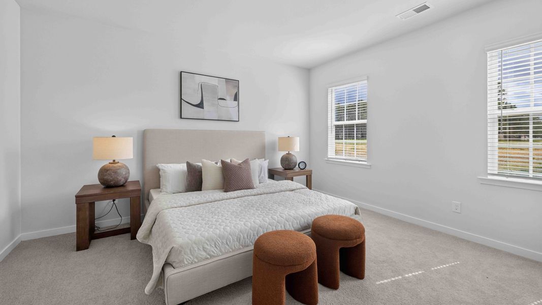 Furnished interior view inside a new home in Secrest Commons, Monroe (Image 10).