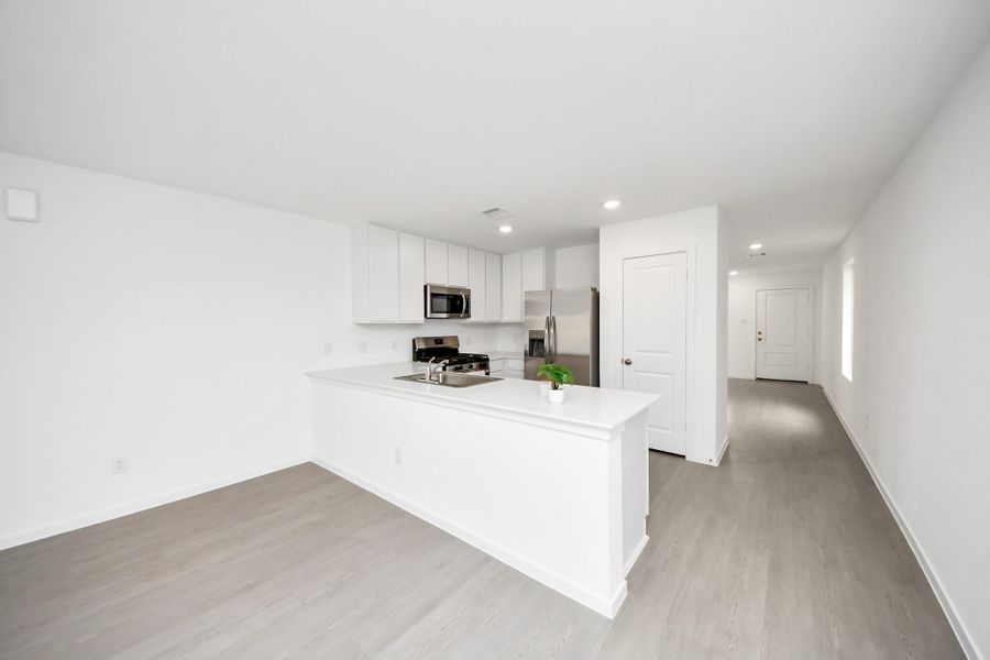 Furnished interior view inside a new home in Anniston, Katy (Image 7). Furnished interior view inside a new home in Anniston, Katy (Image 7).