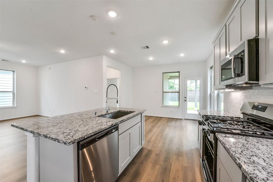 Furnished interior view inside a new home in Anderson Lake, Houston (Image 9).