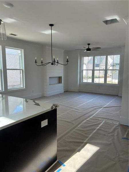 In-progress construction of a new home in , Roswell, GA (Image 15).