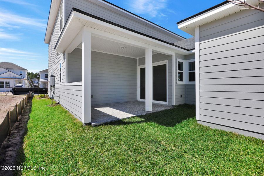 Exterior details and patio area of a home in Seabrook Village at Seabrook, Ponte Vedra (Image 23).