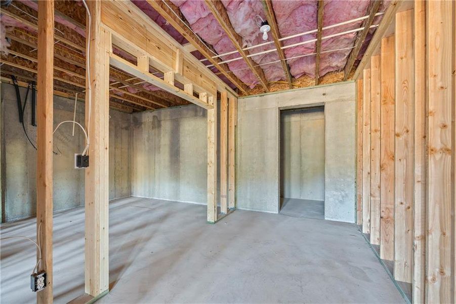 In-progress construction of a new home in , Monroe, GA (Image 16).